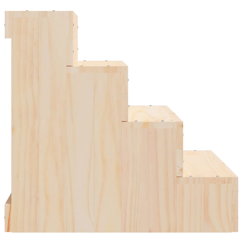 Scala per Animali 40x49x47 cm in Legno Massello di Pino | homemem39