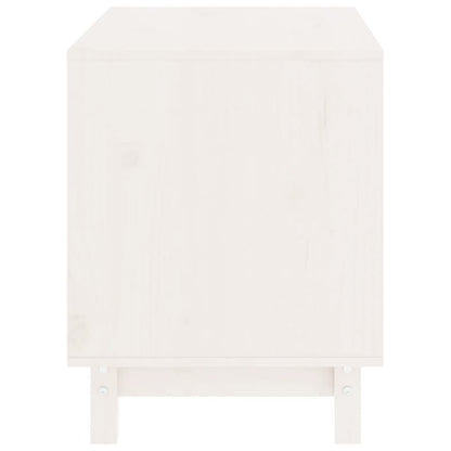 Casetta per Cani bianco 60x45x57 cm in Legno Massello di Pino