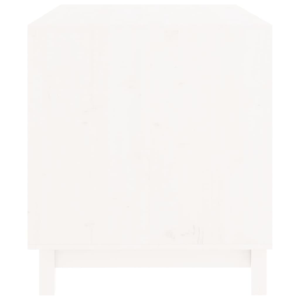 Casetta per Cani Bianca 90x60x67 cm in Legno Massello di Pino - homemem39