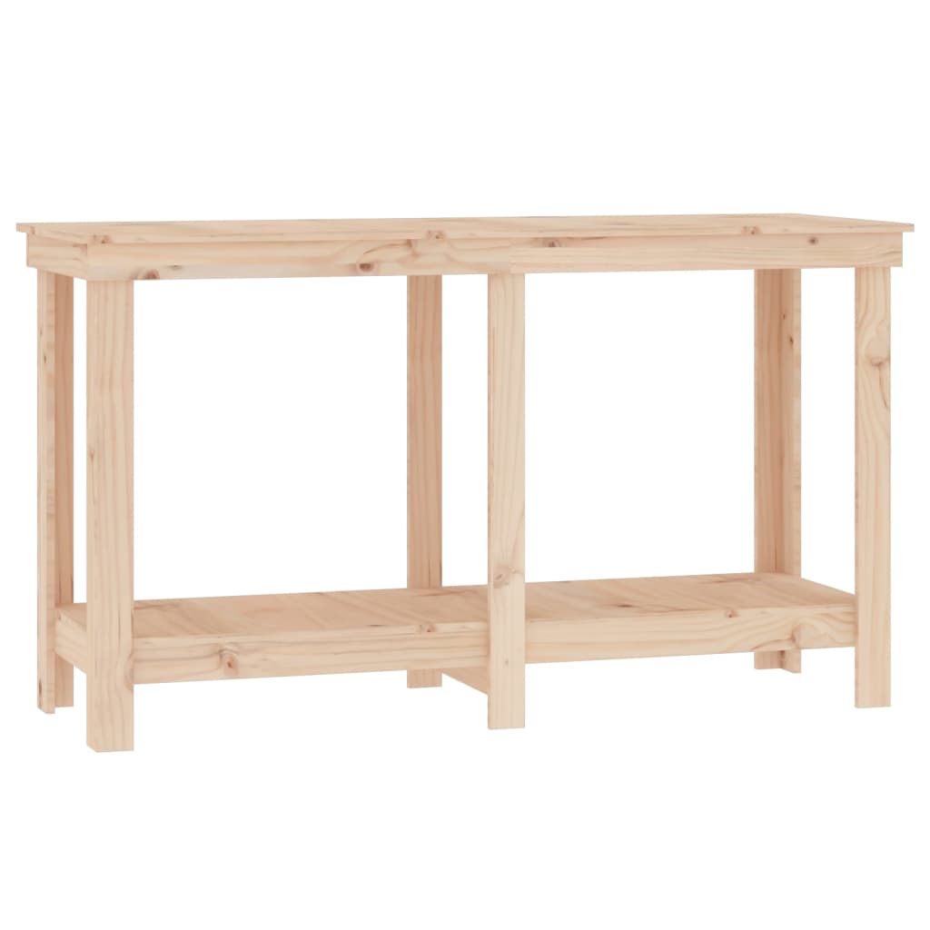 Banco da Lavoro 140x50x80 cm in Legno Massello di Pino | homemem39