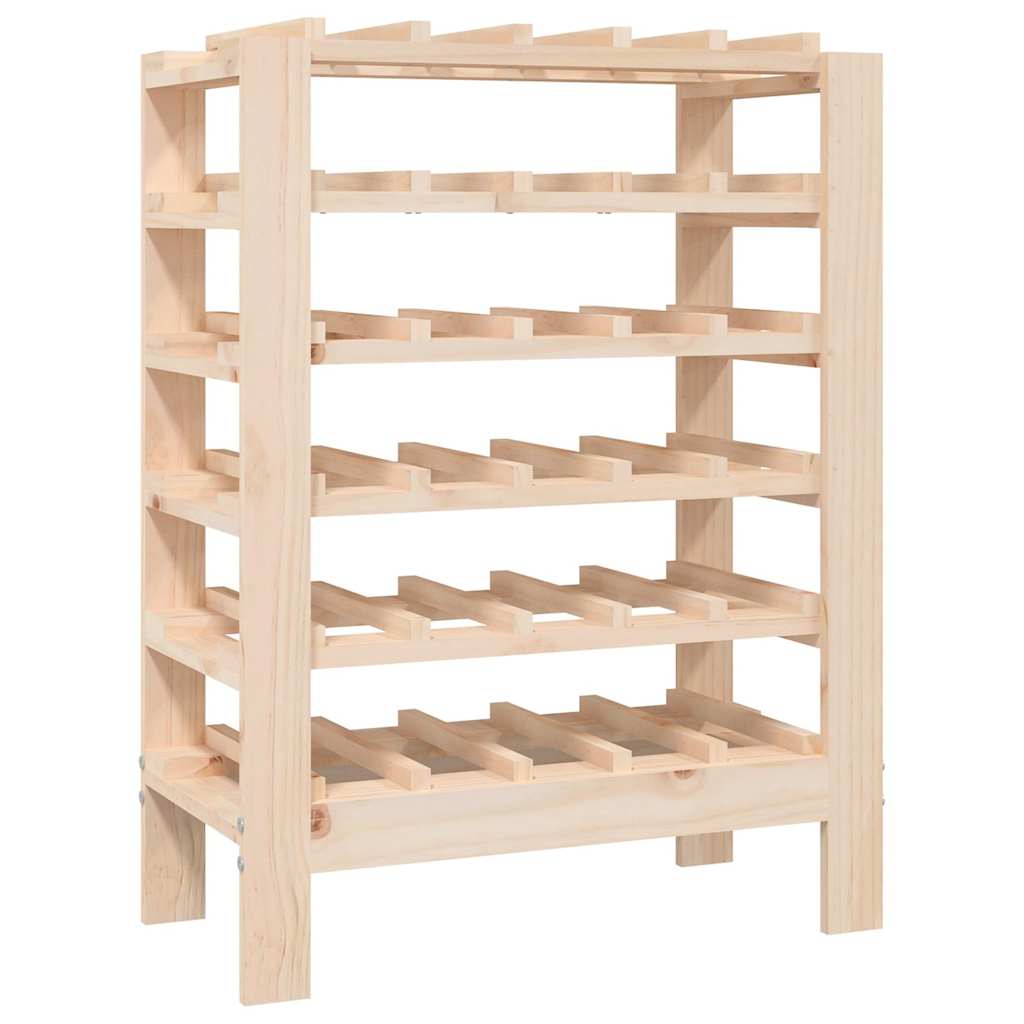 Portavini 61,5x30x82 cm in Legno Massello di Pino
