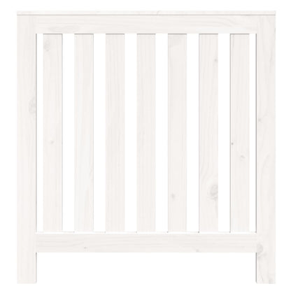 Copertura Termosifone Bianca 79,5x19x84 cm Legno Massello Pino - homemem39