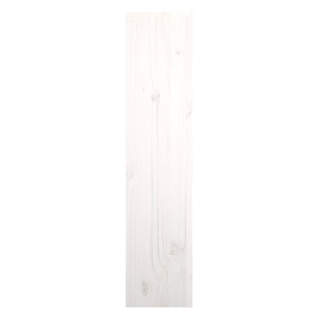Copertura Termosifone Bianca 79,5x19x84 cm Legno Massello Pino - homemem39