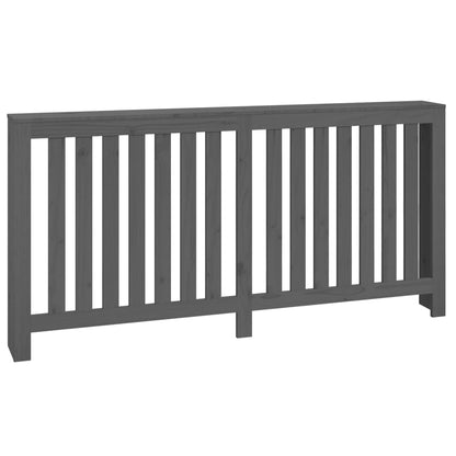 Copertura Termosifone Grigia 169x19x84 cm Legno Massello Pino - homemem39