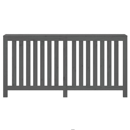 Copertura Termosifone Grigia 169x19x84 cm Legno Massello Pino - homemem39