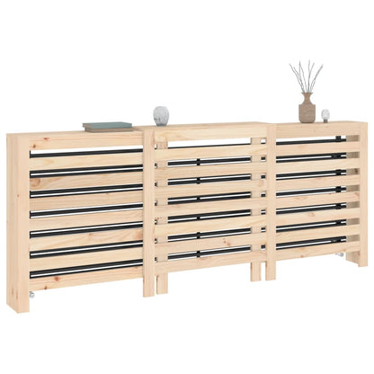 Radiator Cover 210x21x85 cm in Solid Pine Wood