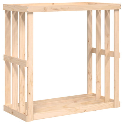 Portaceppi da Esterno 108x52x106 cm Legno Massello Pino - homemem39
