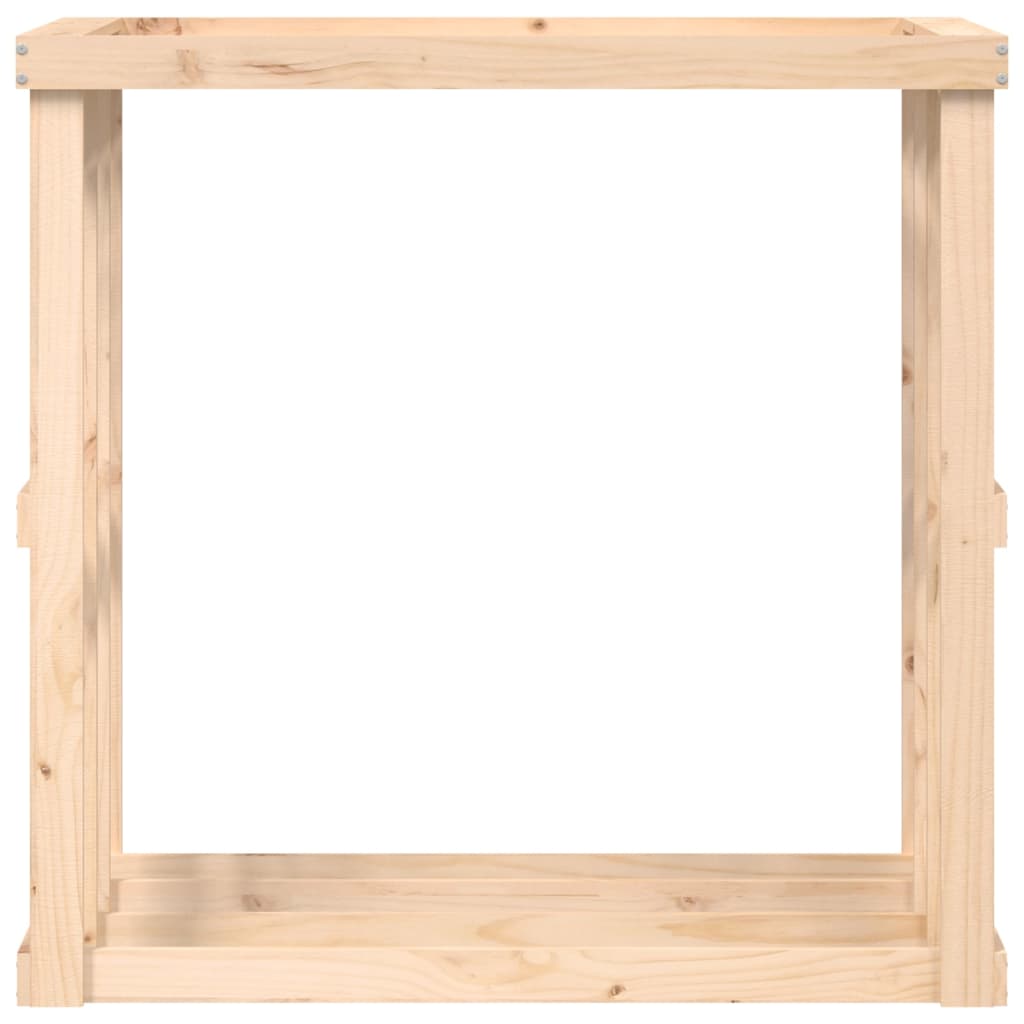 Portaceppi da Esterno 108x52x106 cm Legno Massello Pino - homemem39