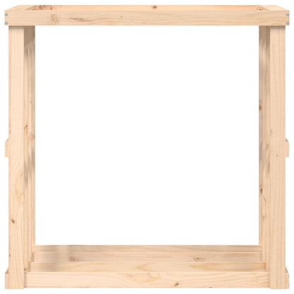 Portaceppi da Esterno 108x52x106 cm Legno Massello Pino - homemem39