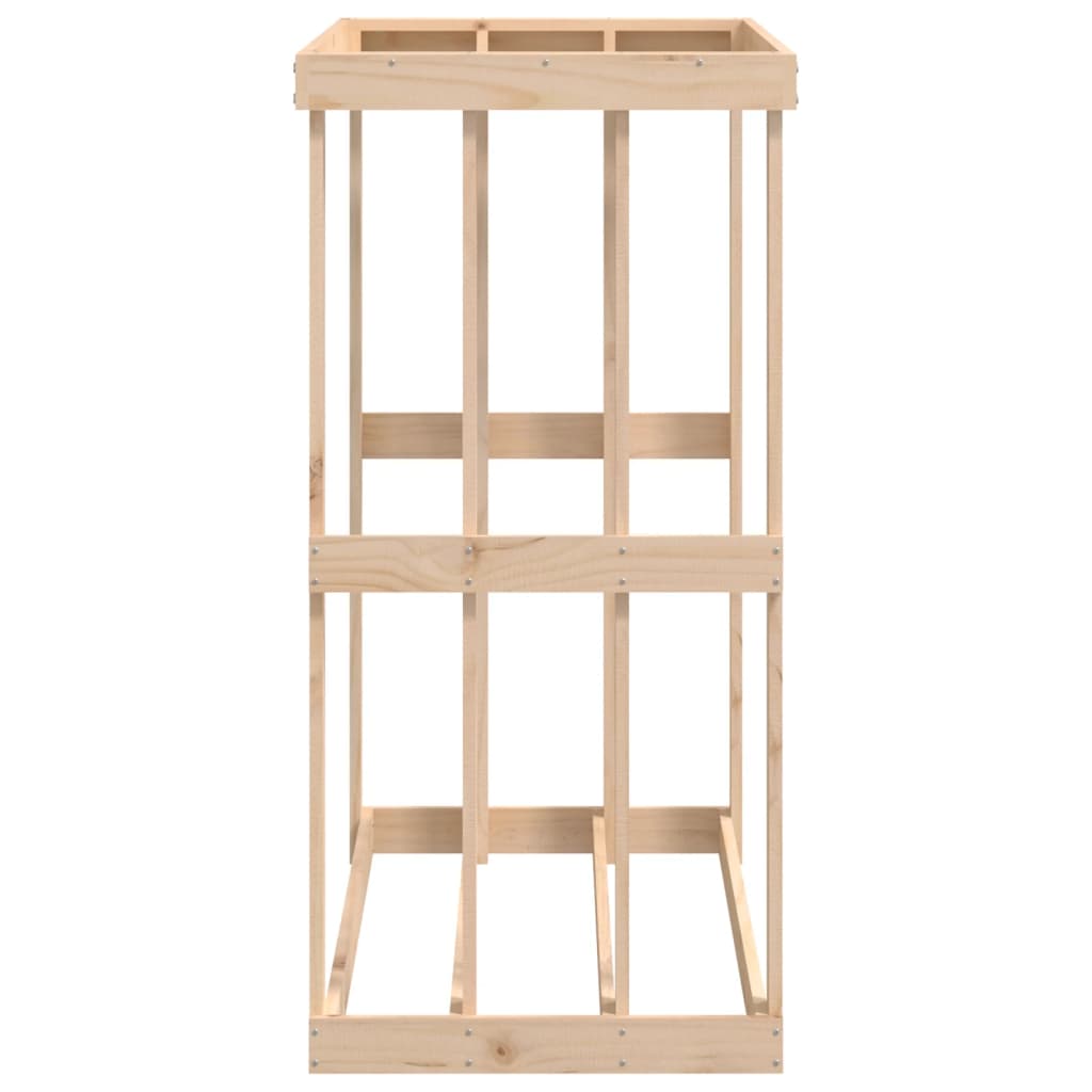 Portaceppi da Esterno 108x52x106 cm Legno Massello Pino - homemem39