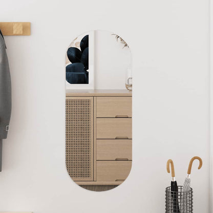 Specchio da Parete 25x60 cm Vetro Ovale - homemem39