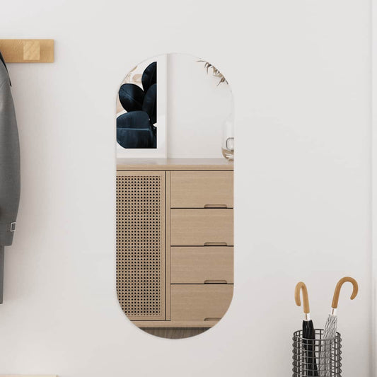 Specchio da Parete 25x60 cm Vetro Ovale - homemem39