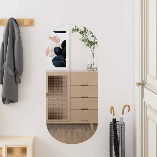 Specchio da Parete 35x80 cm Vetro Ovale - homemem39