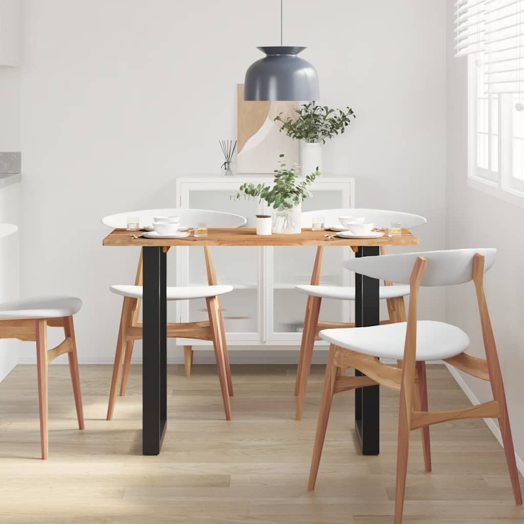 Tavolo da Pranzo 110x50x76 cm Legno Massello di Acacia | homemem39