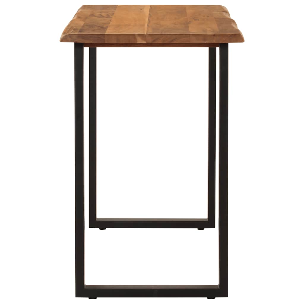 Tavolo da Pranzo 110x50x76 cm Legno Massello di Acacia | homemem39