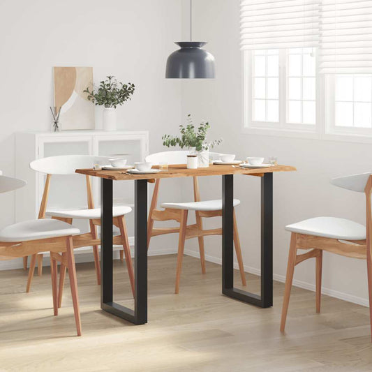 Tavolo da Pranzo 110x50x76 cm Legno Massello di Acacia