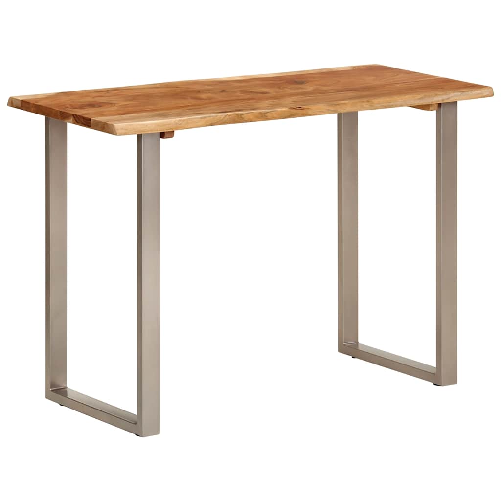 Tavolo da Pranzo 110x50x76 cm Legno Massello di Acacia | homemem39
