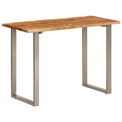 Tavolo da Pranzo 110x50x76 cm Legno Massello di Acacia | homemem39