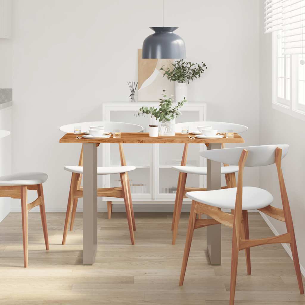 Tavolo da Pranzo 110x50x76 cm Legno Massello di Acacia | homemem39