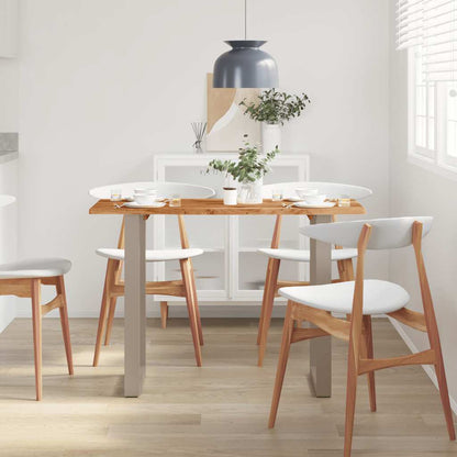 Tavolo da Pranzo 110x50x76 cm Legno Massello di Acacia | homemem39
