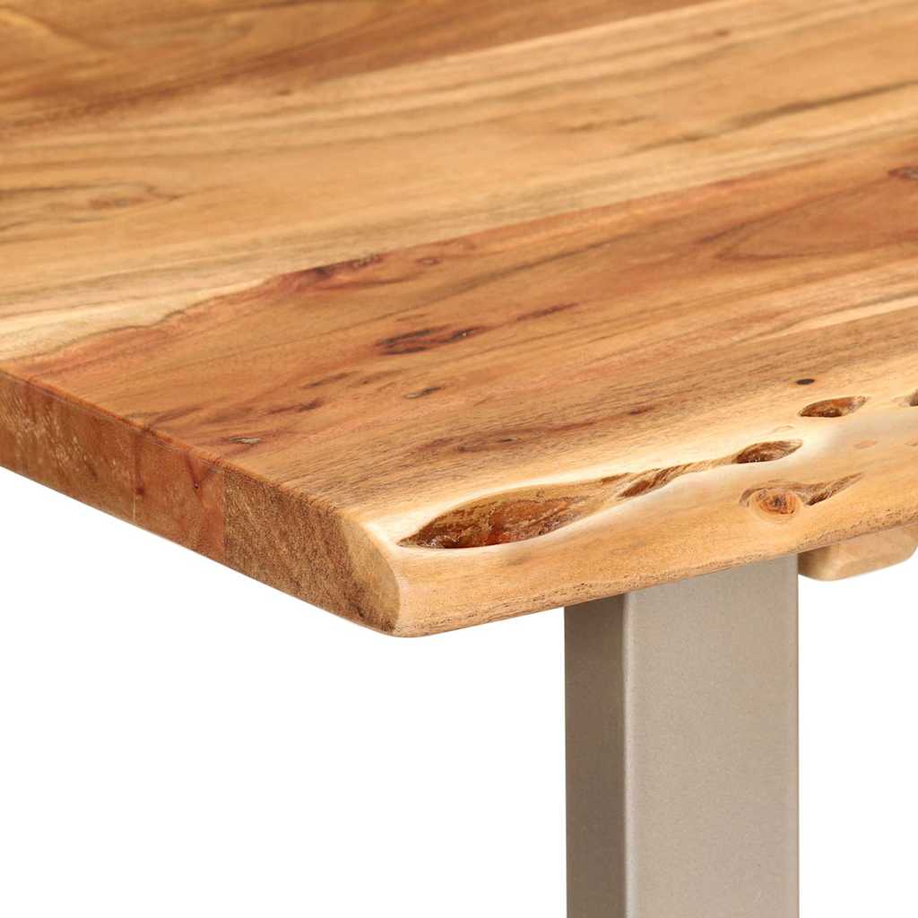 Tavolo da Pranzo 110x50x76 cm Legno Massello di Acacia | homemem39