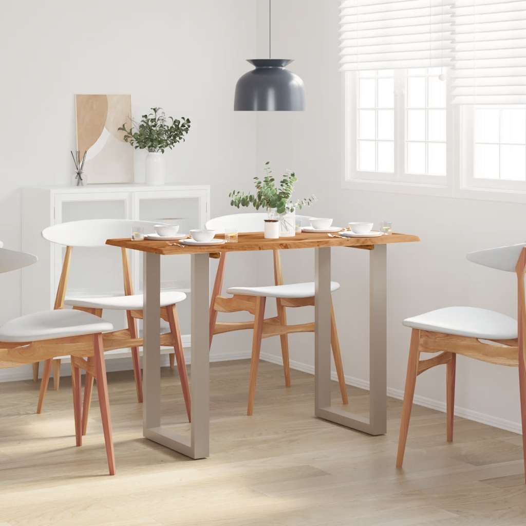 Tavolo da Pranzo 110x50x76 cm Legno Massello di Acacia | homemem39