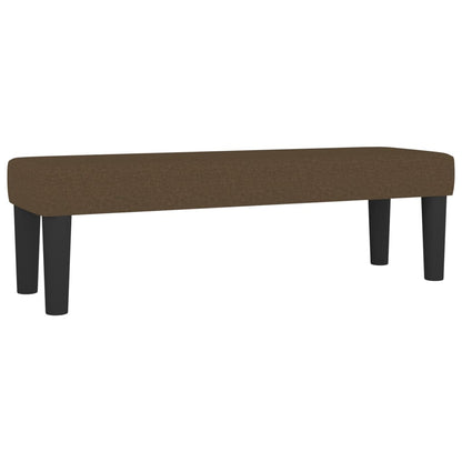 Giroletto a Molle con Materasso Marrone Scuro 140x190cm Tessuto | homemem39