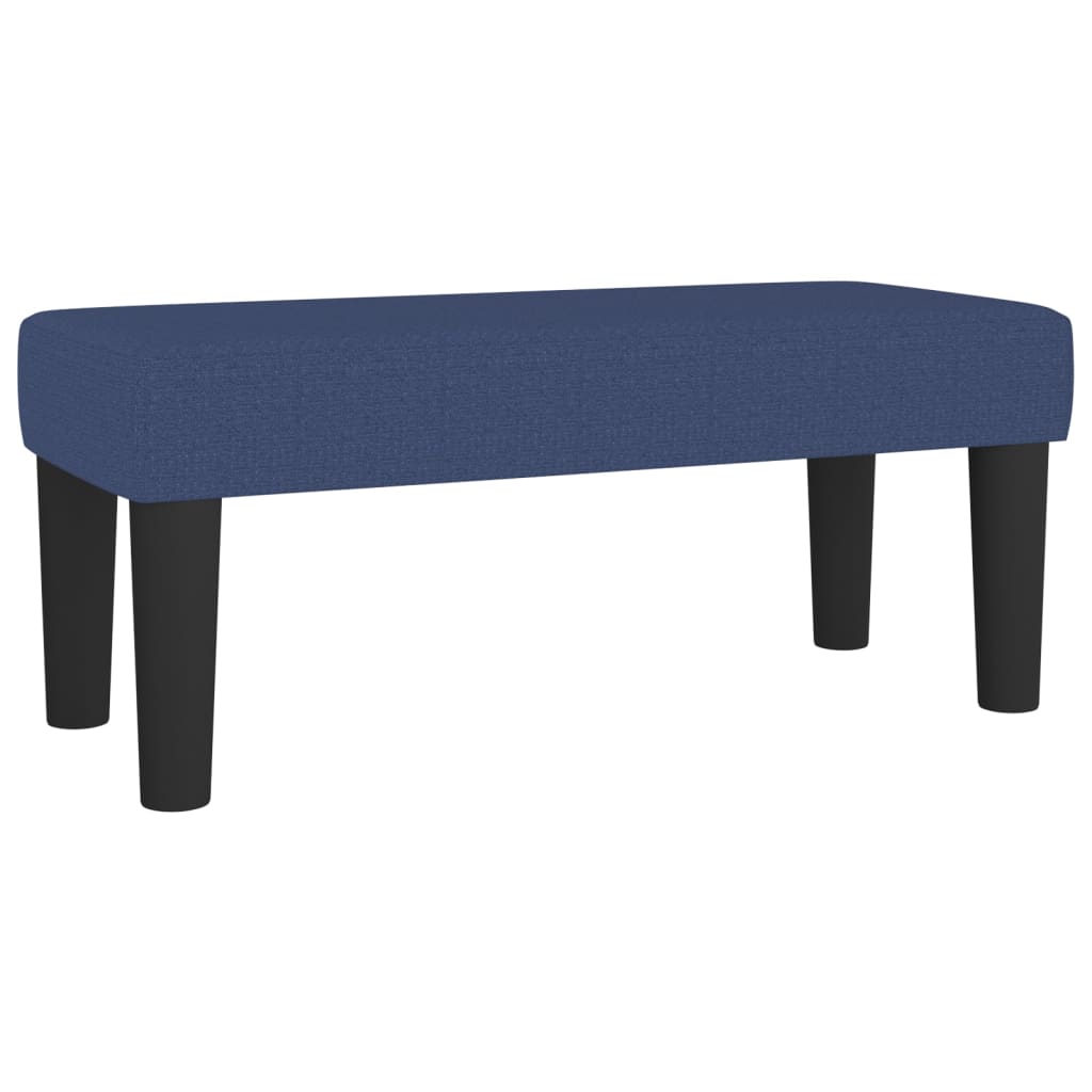 Giroletto a Molle con Materasso Blu 100x200 cm in Tessuto