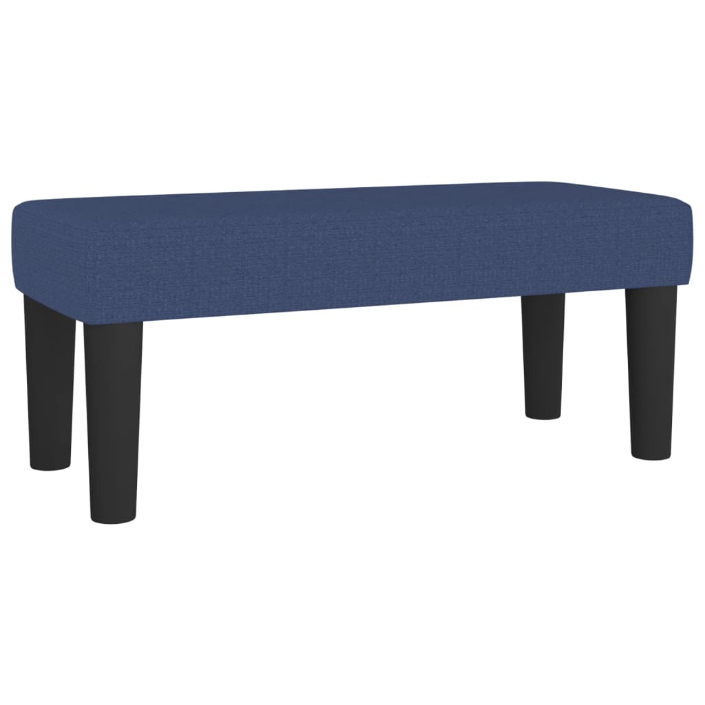 Giroletto a Molle con Materasso Blu 120x200 cm in Tessuto