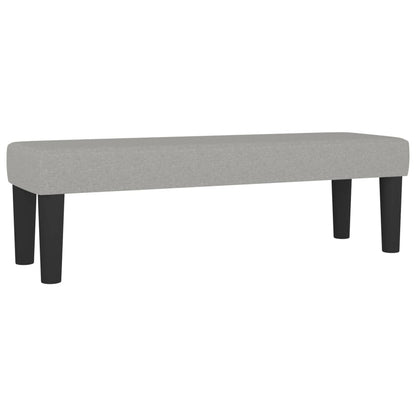Giroletto a Molle con Materasso Grigio Chiaro 140x190cm Tessuto | homemem39