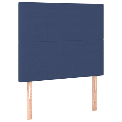 Giroletto a Molle con Materasso Blu 80x200 cm inTessuto | homemem39