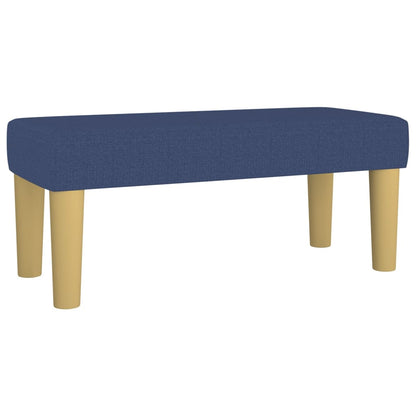 Giroletto a Molle con Materasso Blu 80x200 cm inTessuto | homemem39