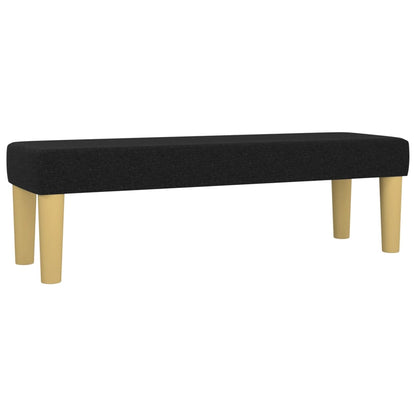 Giroletto a Molle con Materasso Nero 140x200 cm in Tessuto | homemem39