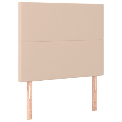 Giroletto a Molle con Materasso Cappuccino 120x200cm Similpelle