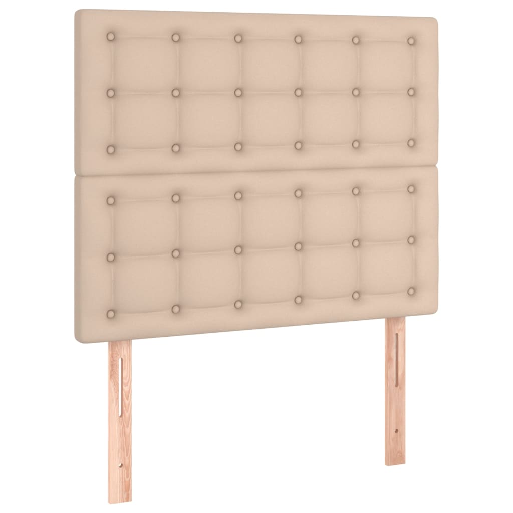 Giroletto a Molle con Materasso Cappuccino 120x200cm Similpelle