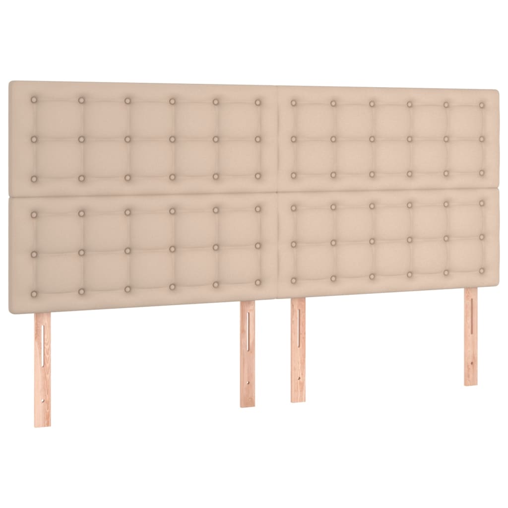 Giroletto a Molle con Materasso Cappuccino 160x200cm Similpelle | homemem39