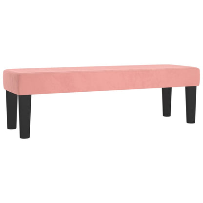 Giroletto a Molle con Materasso Rosa 160x200 cm in Velluto | homemem39