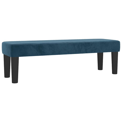 Giroletto a Molle con Materasso Blu Scuro 160x200 cm in Velluto