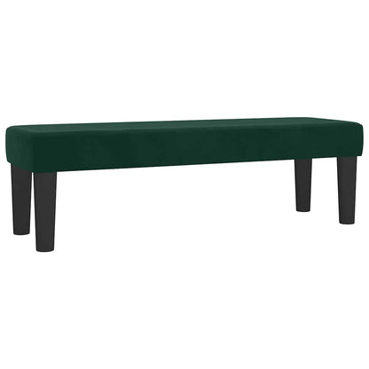 Giroletto a Molle con Materasso Verde Scuro 140x190 cm Velluto | homemem39