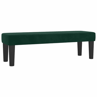 Giroletto a Molle con Materasso Verde Scuro 140x200 cm Velluto | homemem39