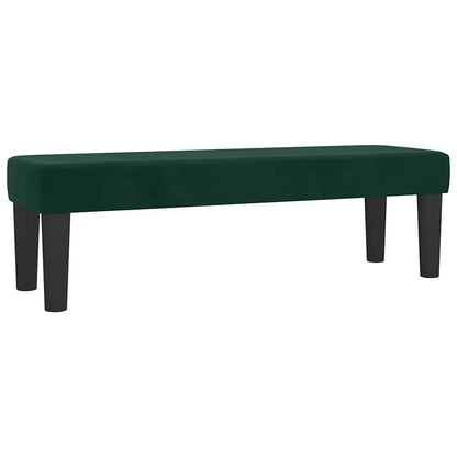 Giroletto a Molle con Materasso Verde Scuro 140x200 cm Velluto | homemem39