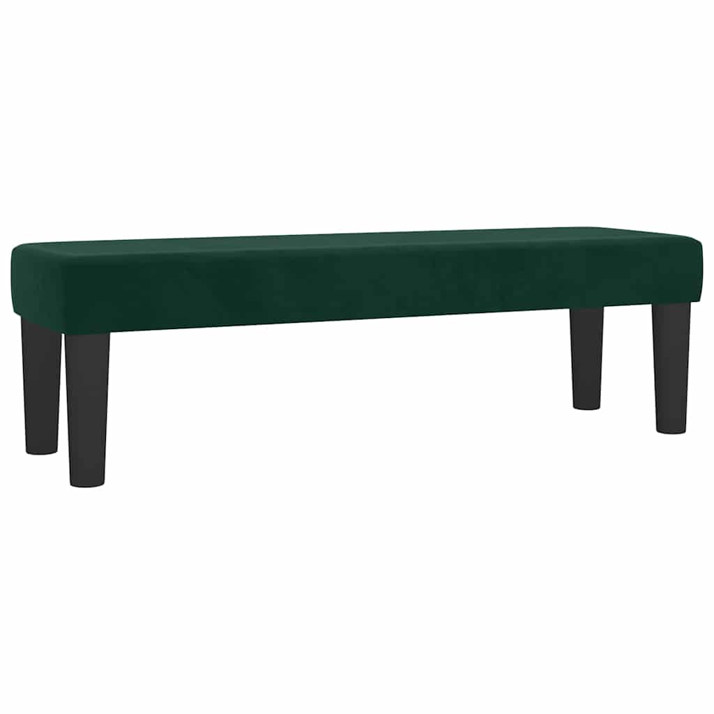 Giroletto a Molle con Materasso Verde Scuro 140x200 cm Velluto | homemem39