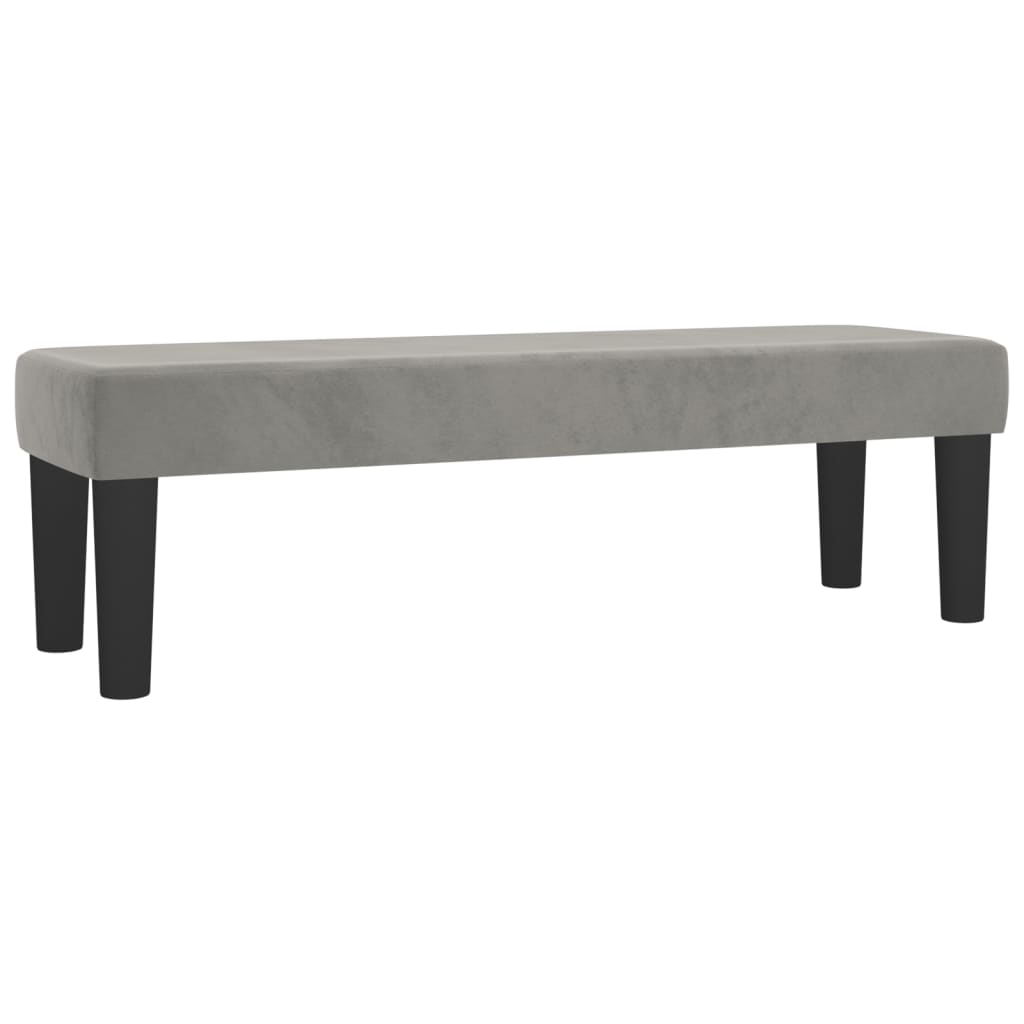 Giroletto a Molle con Materasso Grigio Chiaro 200x200cm Velluto | homemem39