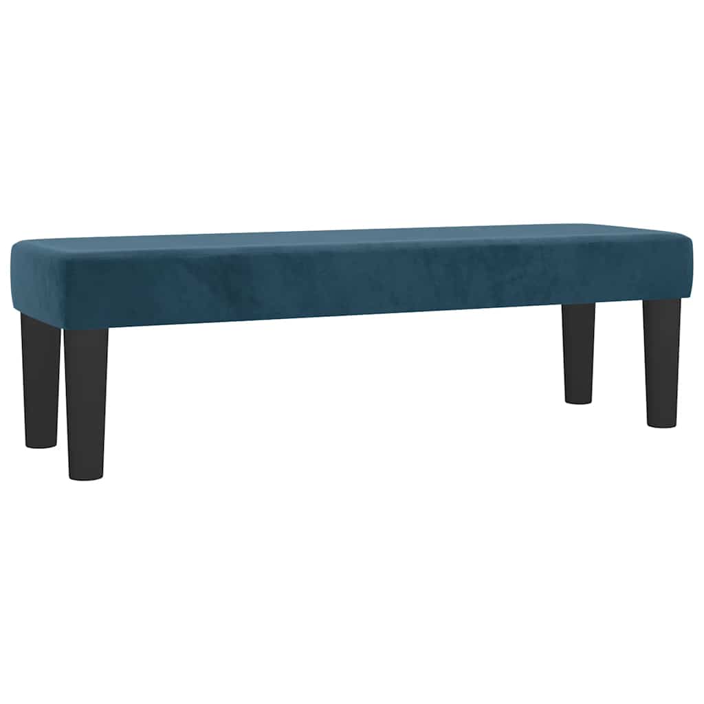 Giroletto a Molle con Materasso Blu Scuro 160x200 cm in Velluto | homemem39