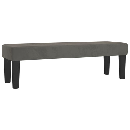 Giroletto a Molle con Materasso Grigio Scuro 180x200 cm Velluto | homemem39