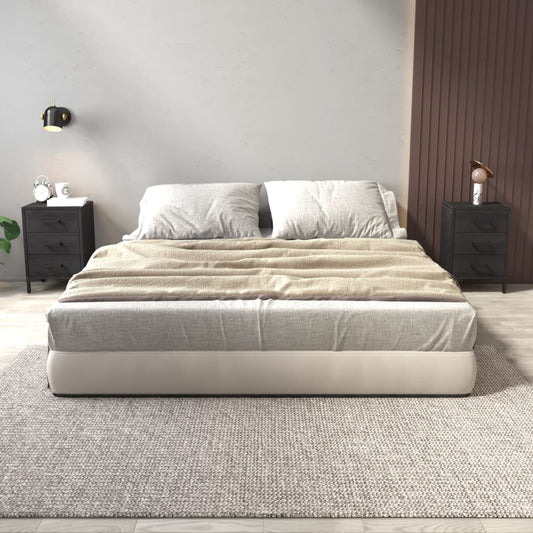 Comodini 2 pz Neri 40x30x55 cm in Legno Massello di Pino - homemem39