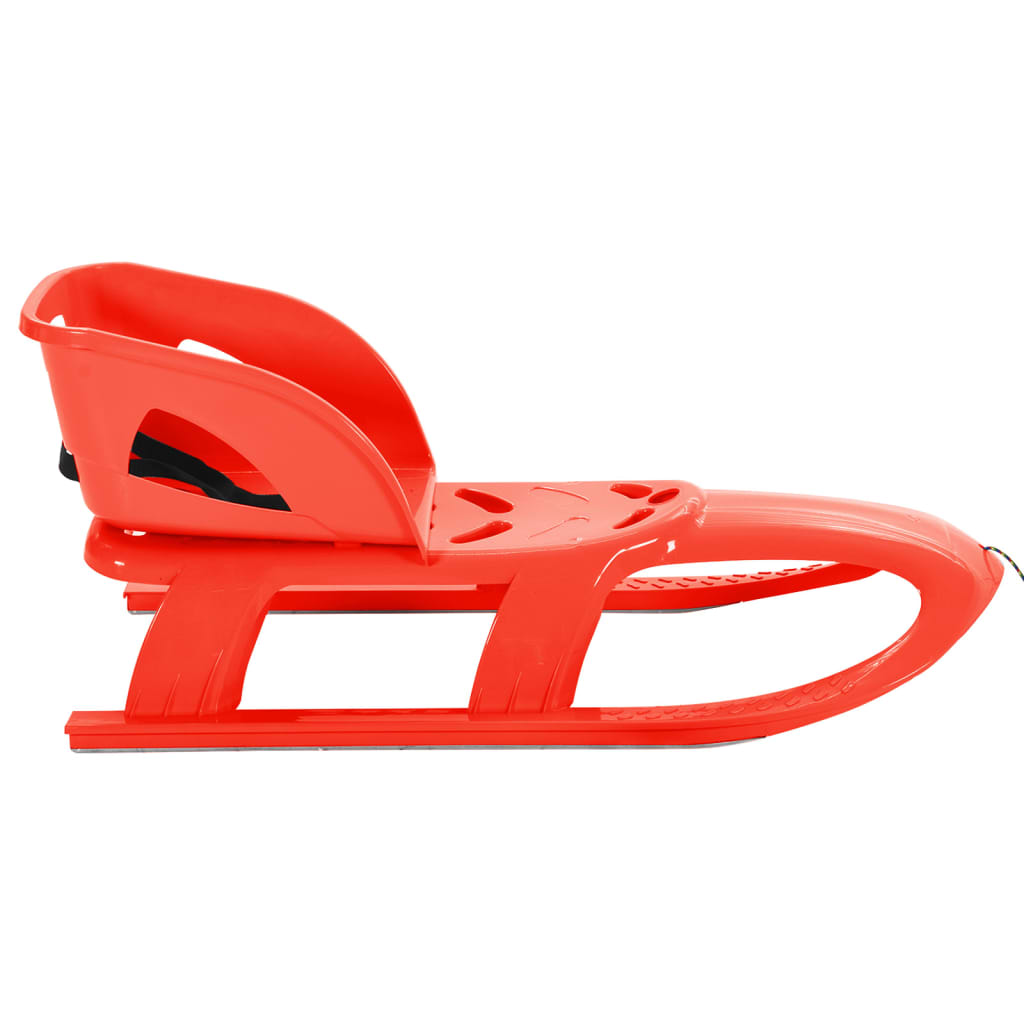 Slittino con Seduta Rosso 102,5x40x23 cm in Polipropilene | homemem39