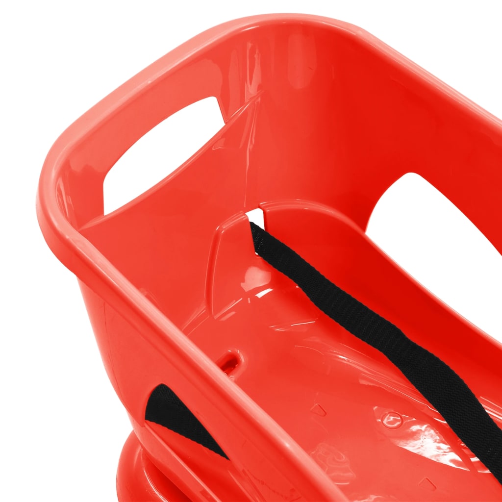Slittino con Seduta Rosso 102,5x40x23 cm in Polipropilene | homemem39
