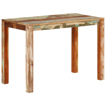 Tavolo da Pranzo 110x55x76 cm in Legno Massello di Recupero | homemem39