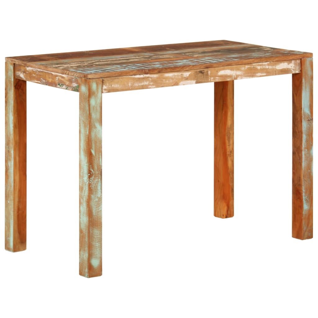 Tavolo da Pranzo 110x55x76 cm in Legno Massello di Recupero | homemem39
